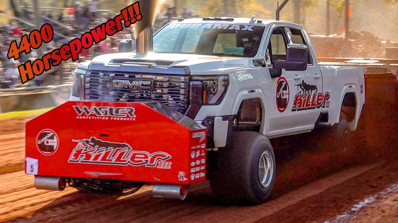HUGE HORSEPOWER Super Stock Diesel Truck Pulling Diesels In Dark Corners 2025 (saturday) DIDC 2025.