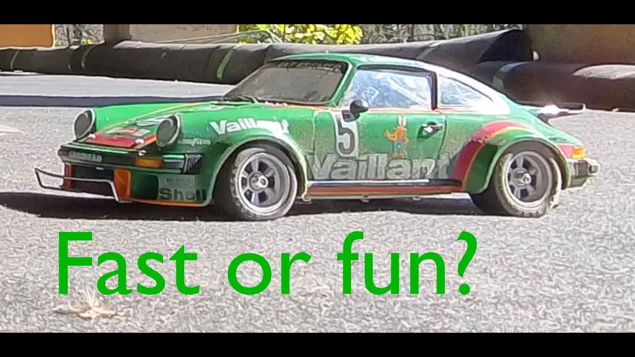 Super rare Tamiya first rc car ever Porsche 934 The test!