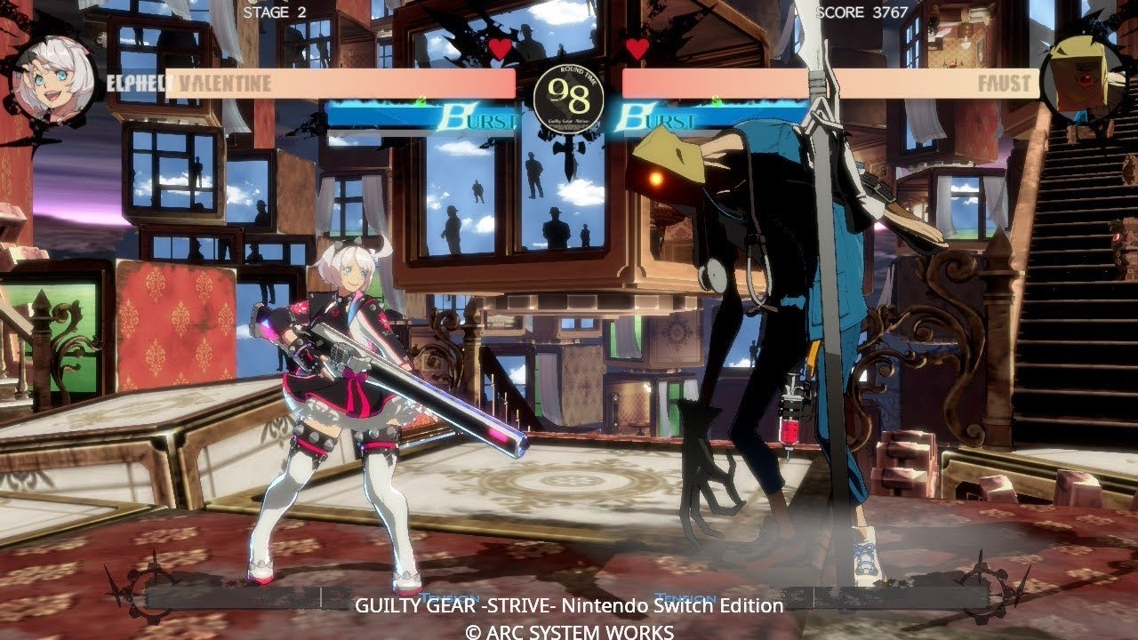 Elphelt Valentine vs Faust ! Guilty Gear Strive NSE 