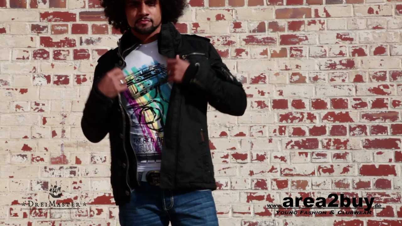 area2buy.de Dreimaster Jacke D-35130027 Schwarz HD Video