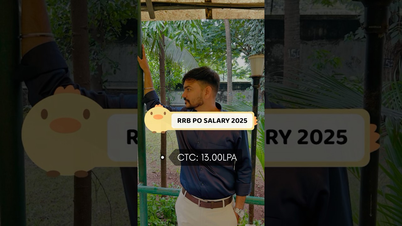 RRB PO SALARY 2025 #rrbpo2025 #salary