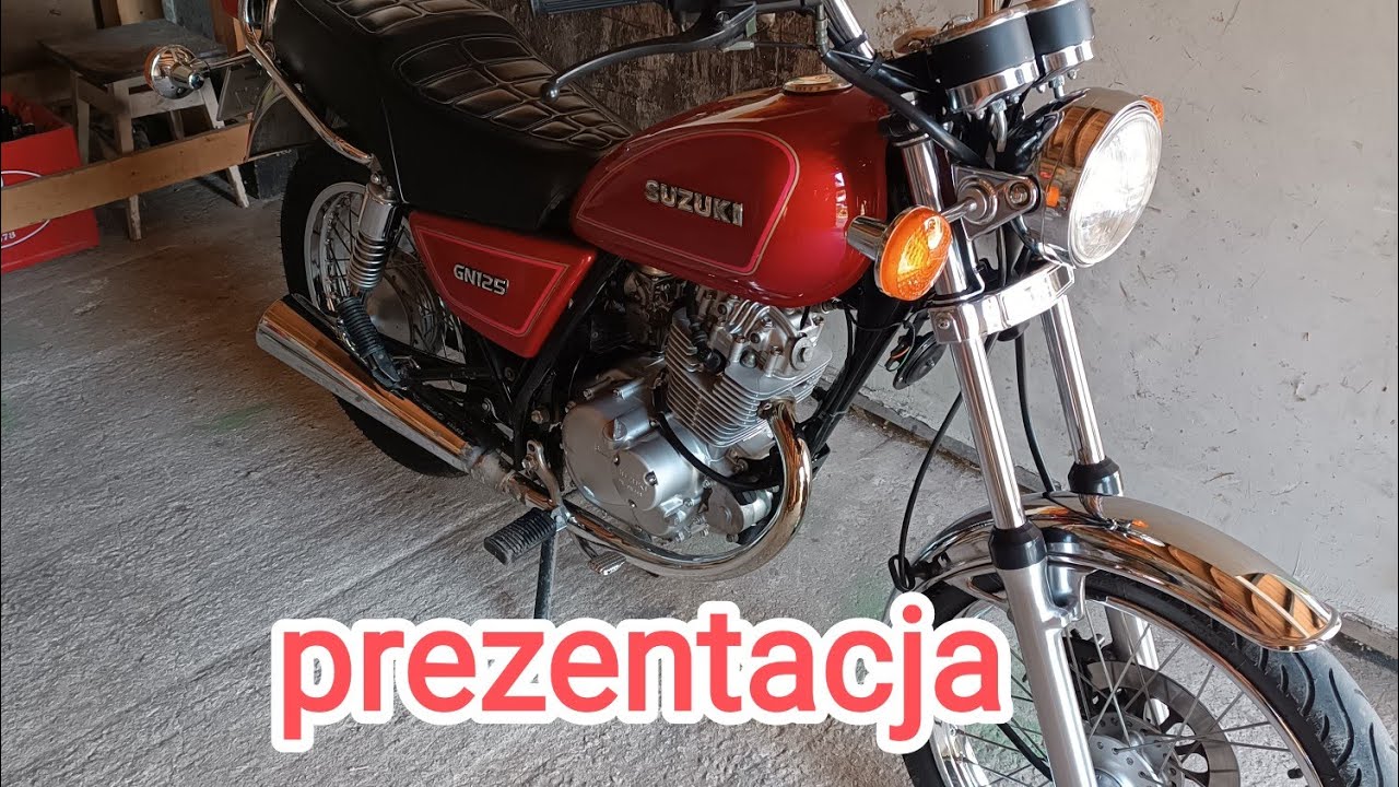 Suzuki GN 125 prezentacja, oraz wartburgi