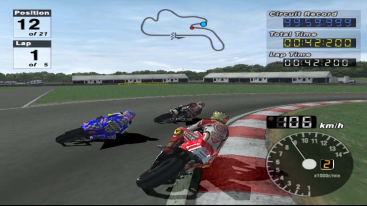 MotoGP 3 - PS2 - Arcade  - Legends MotoGP - Kevin Schwantz Suzuki Team '94' - Phillip Island -5 laps