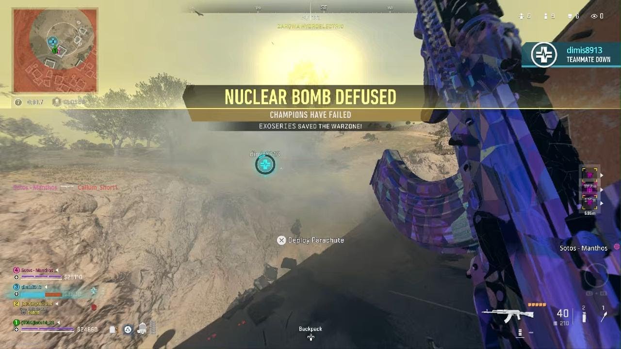The whole lobby was going for the NUKE! [Last second Nuke defuse]