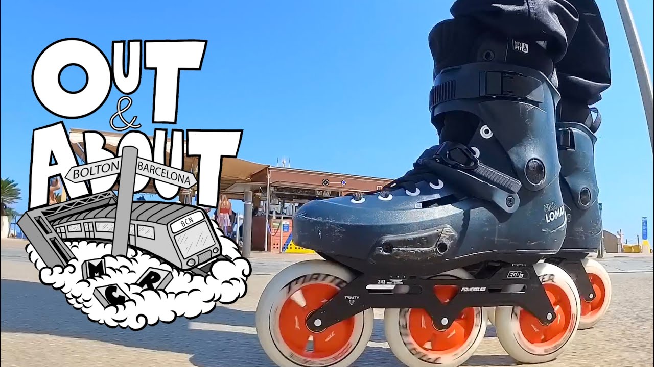 Big wheels to Badalona Skatepark w/ Theo & Cormac