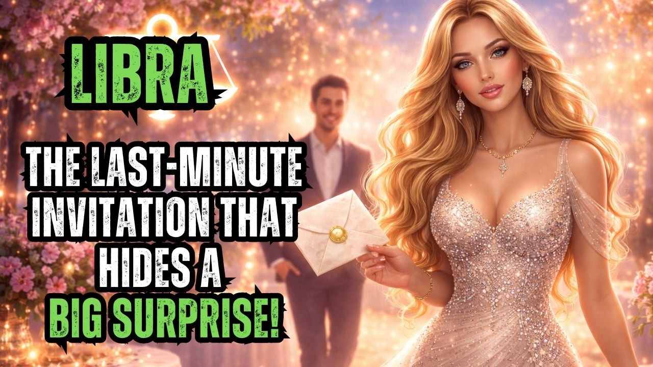 LIBRA - THE LAST-MINUTE INVITATION THAT HIDES A BIG SURPRISE!