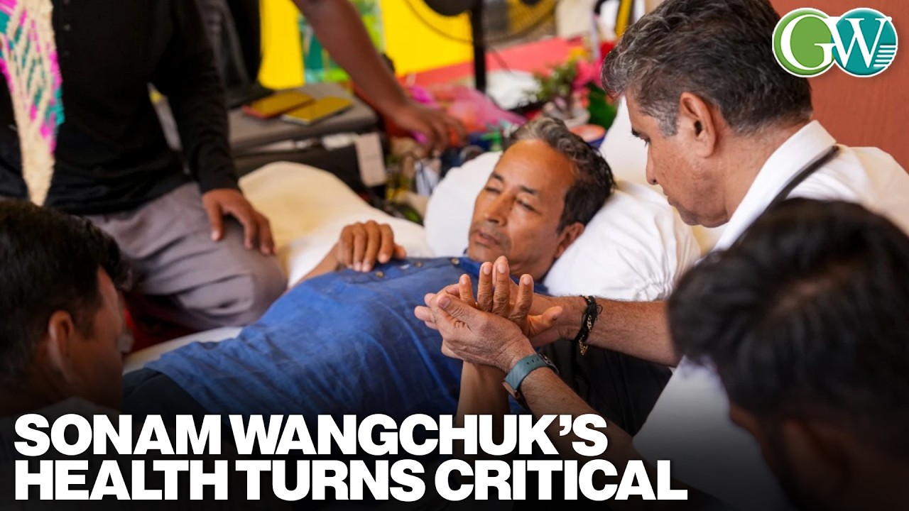 SONAM WANGCHUK'S HEALTH TURNS CRITICAL AS HUNGER STRIKE ENTERS DAY 20