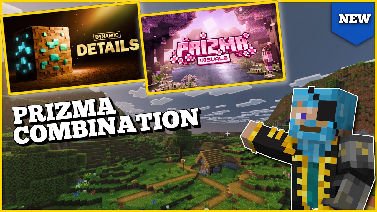 Dynamic Details & Prisma Visuals против Prisma Visuals &brvbar; Битва текстур! &brvbar; Minecraft Texture Pack