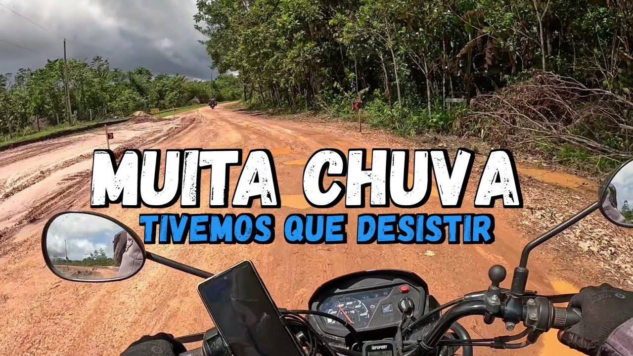 EP-30 Foi a opção que tivemos, pois chove a todo instante #Tepequem