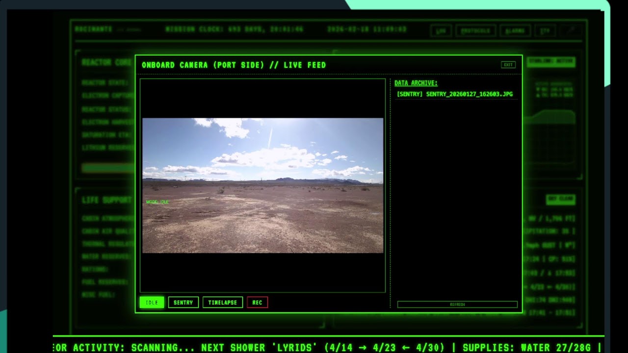 🔴 LIVE High Winds on a Dry Lake Bed in Nevada // [Cyberpunk Synthwave MIX]