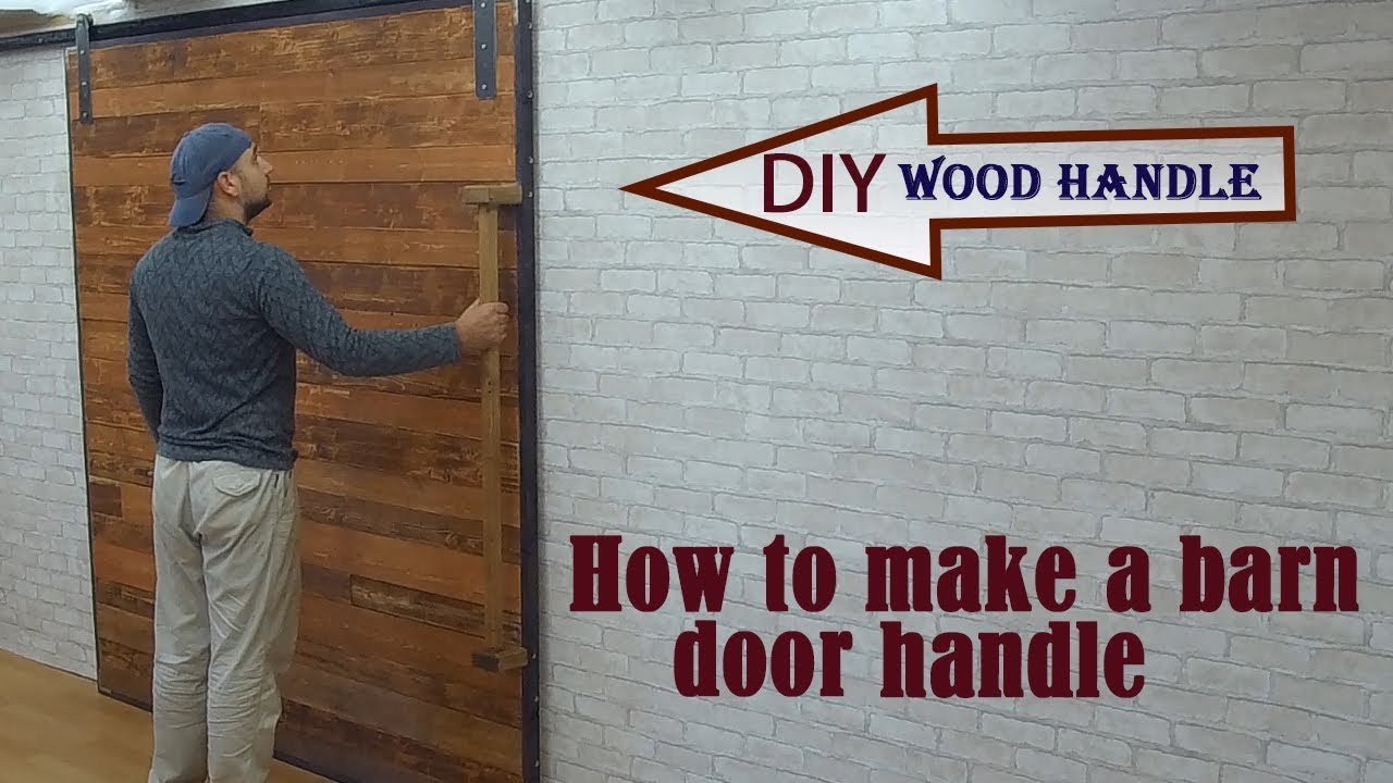 DIY door handle | How to make a barn door handle