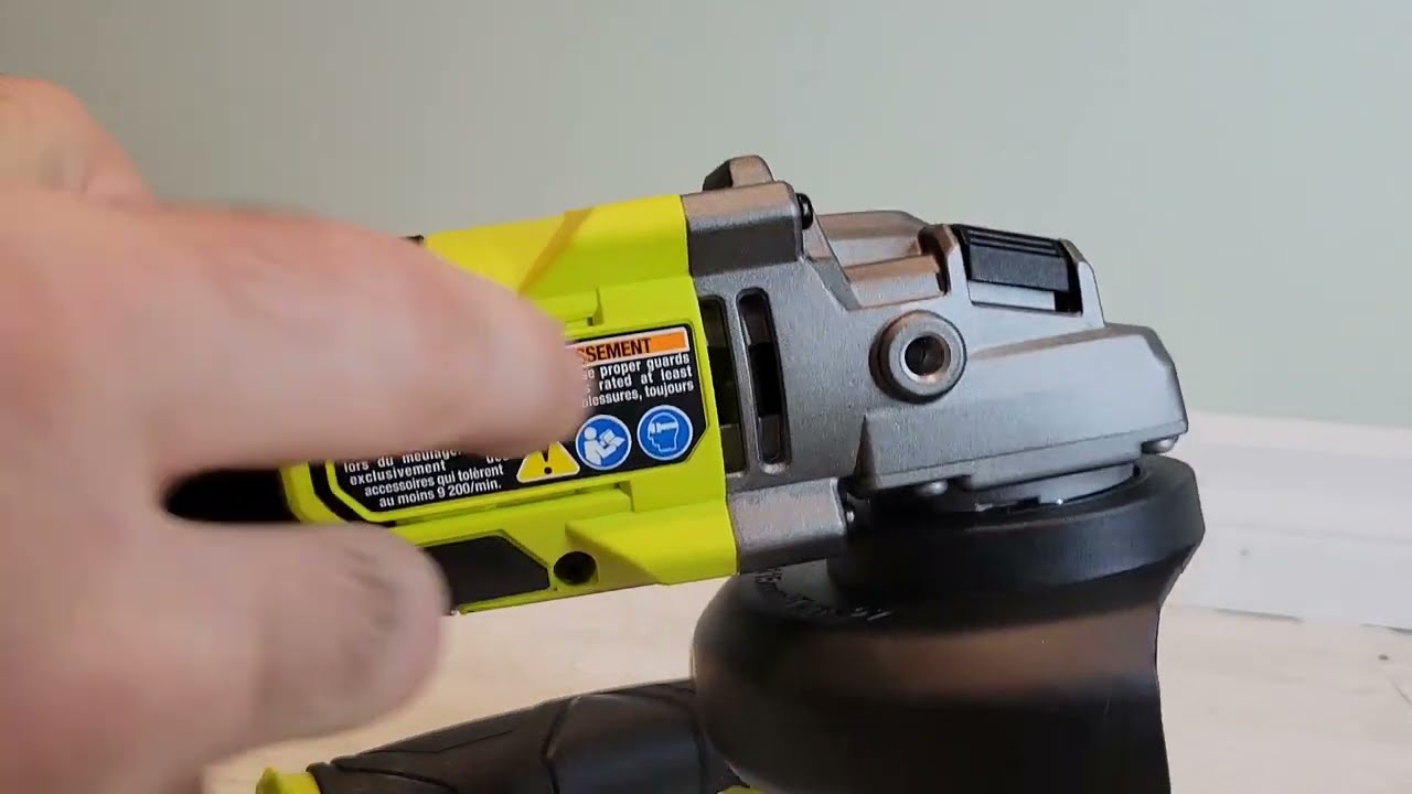 RYOBI HP grinder unboxing