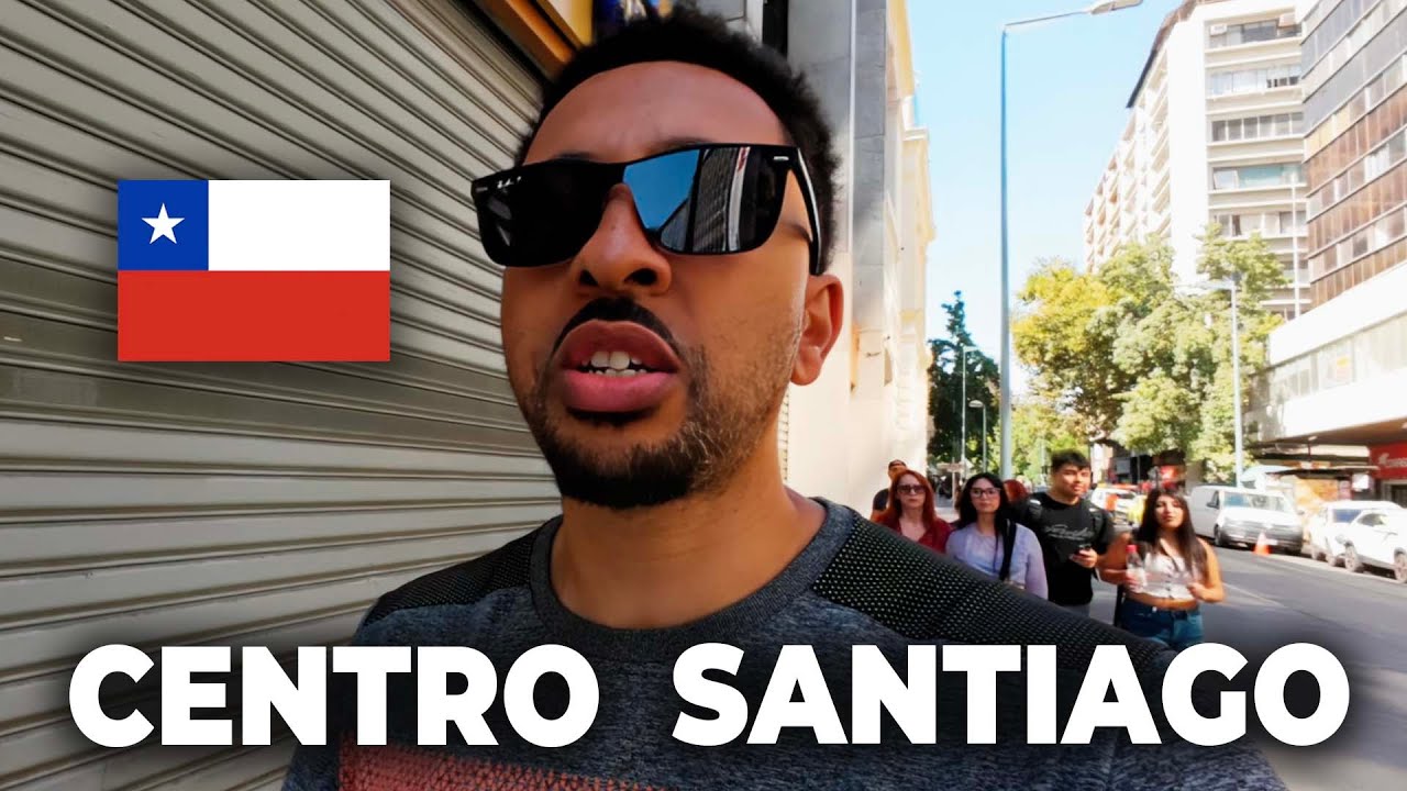 Exploring Santiago City Centre in Chile Walking Tour