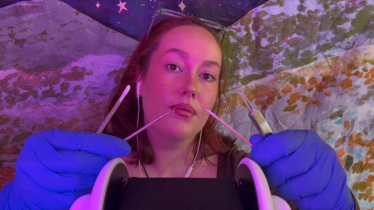 ASMR | Deep Ear Picking & Scraping - Wooden, Plastic & Metal Tools, Otoscope, Gloves, Whispered