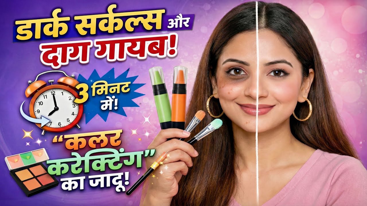 Dark Circles & Pigmentation Ka Solution | Color Correcting Ka Perfect Formula (No Grey Makeup)