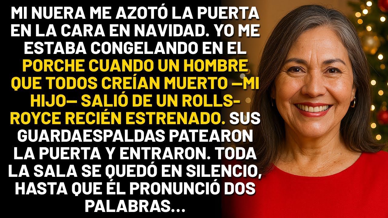 Mi nuera me azotó la puerta en la cara en Navidad. Yo me estaba congelando en el porche cuando...