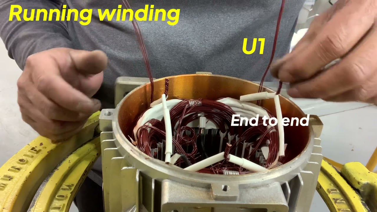 Motor Rewinding;Single Phase Connections,Rewind,Data,Diagram