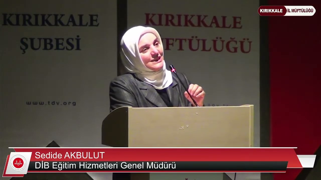 Sedide AKBULUT-Eğitim Hizmetleri Genel Müdürü-Hafızlık Yarışması-Kız Öğrenciler Türkiye Finali