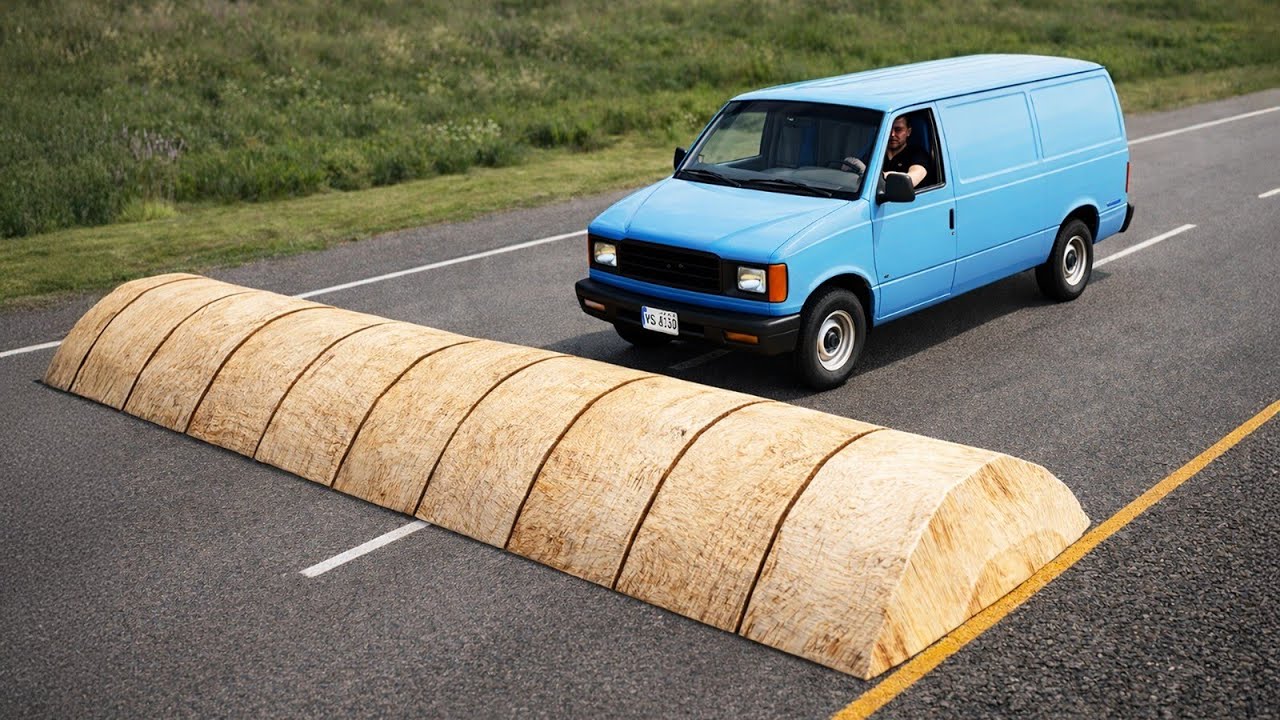 Cars vs Wooden Speed Bump #6 Challenge in BeamNG Drive!