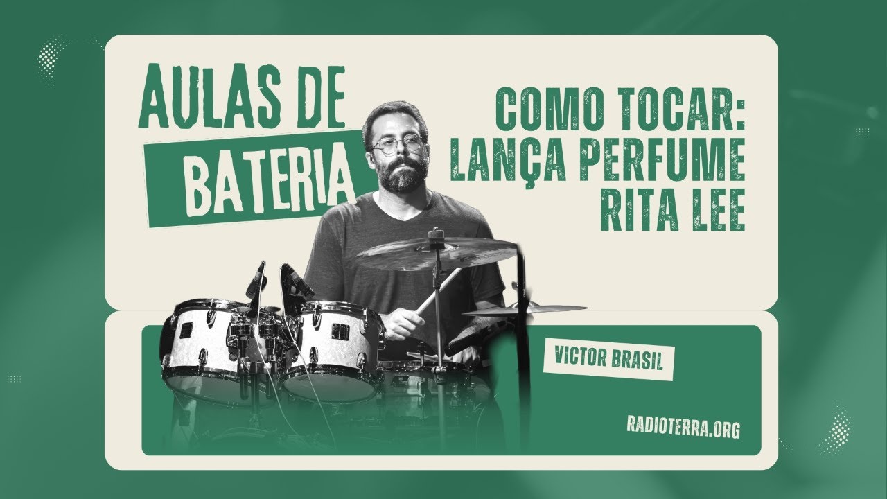 AULA DE BATERIA: COMO TOCAR LANÇA PERFUME - RITA LEE (Aula 01 - 1TRI.2026)