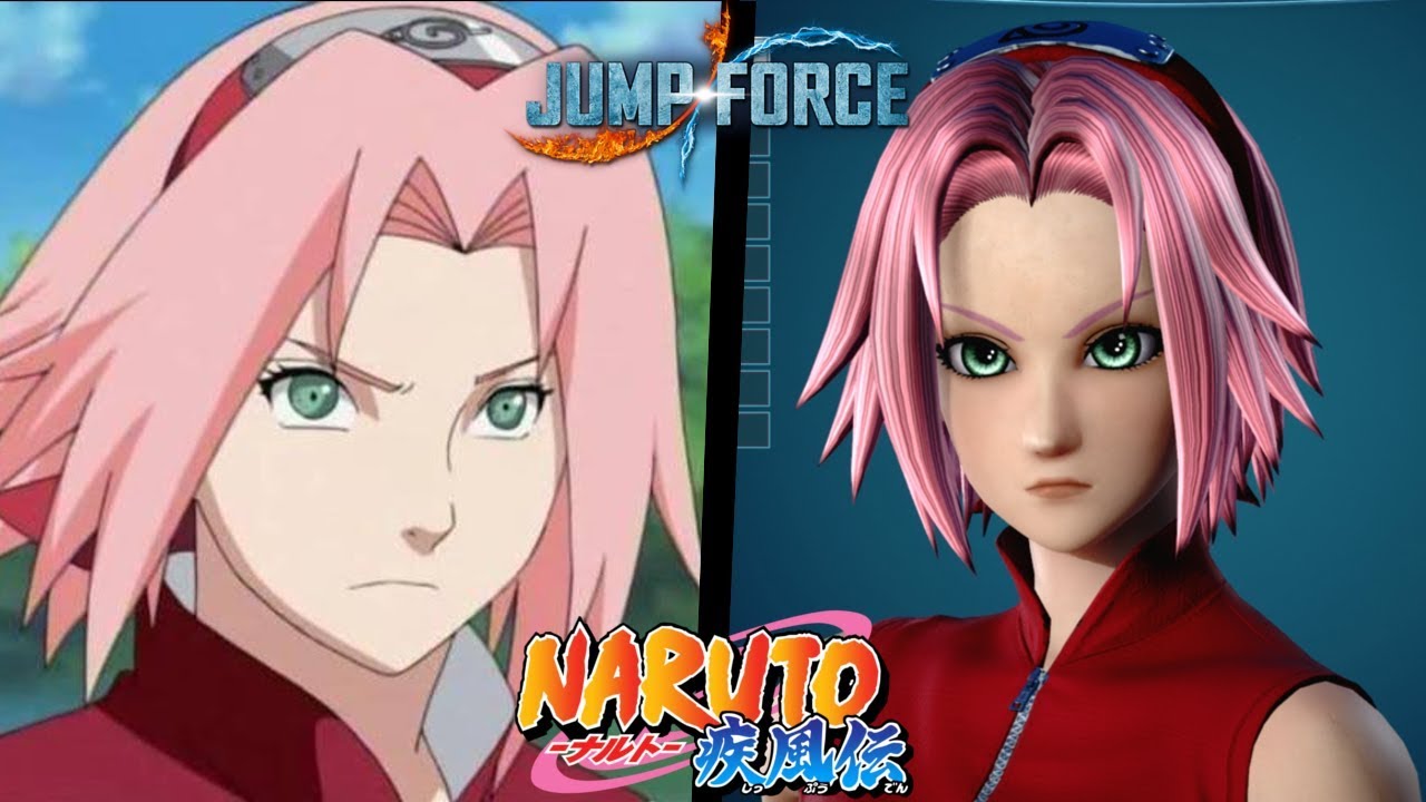 COMO CREAR A SAKURA DE NARUTO SHIPPUDEN EN JUMP FORCE