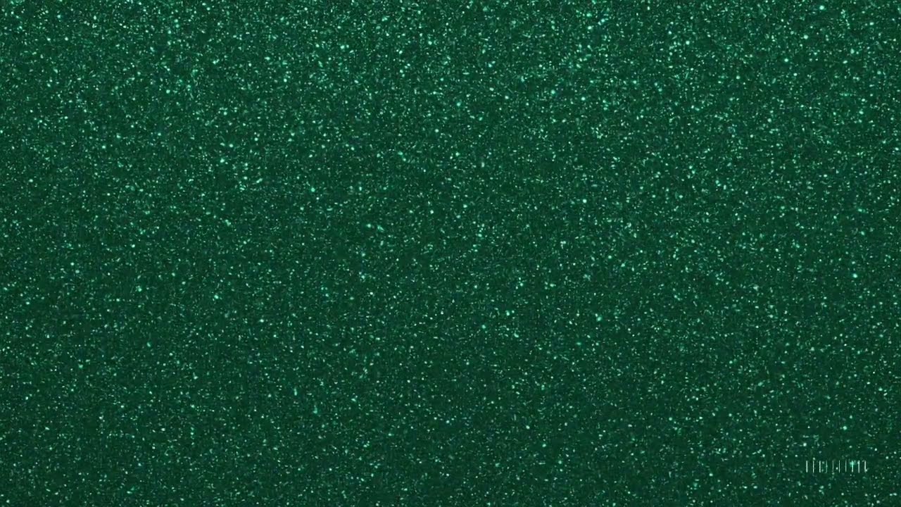 ✨Shiny Emerald Green Aesthetic Background | Chill Christmas | New Year | Glitter Vibes | 1h✨