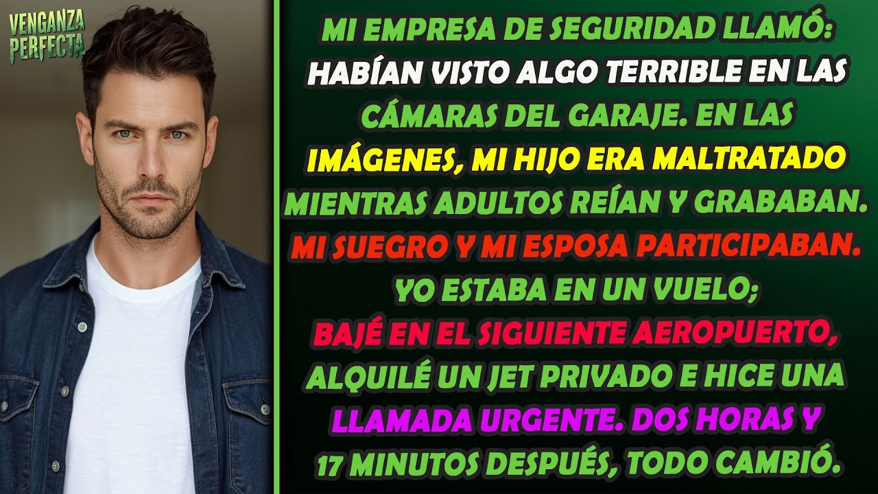Mi suegro colgó a mi hijo de los tobillos. Mi esposa le dio un cinto. Renté un jet privado e hice...