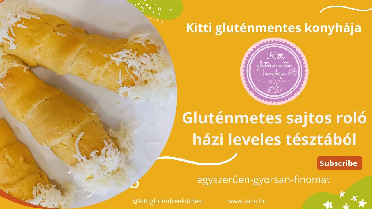GLUTÉNMENTES SAJTOS ROLÓ - HÁZI LEVELES TÉSZTÁBÓL 🧀🫕👩‍🍳