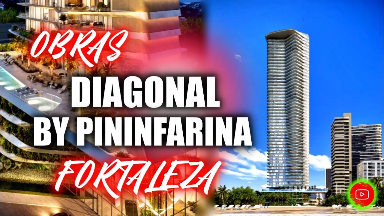 OBRAS DIAGONAL PININFARINA EM FORTALEZA #arquitetura #skyscraperconstruction #obras #arranhaceu