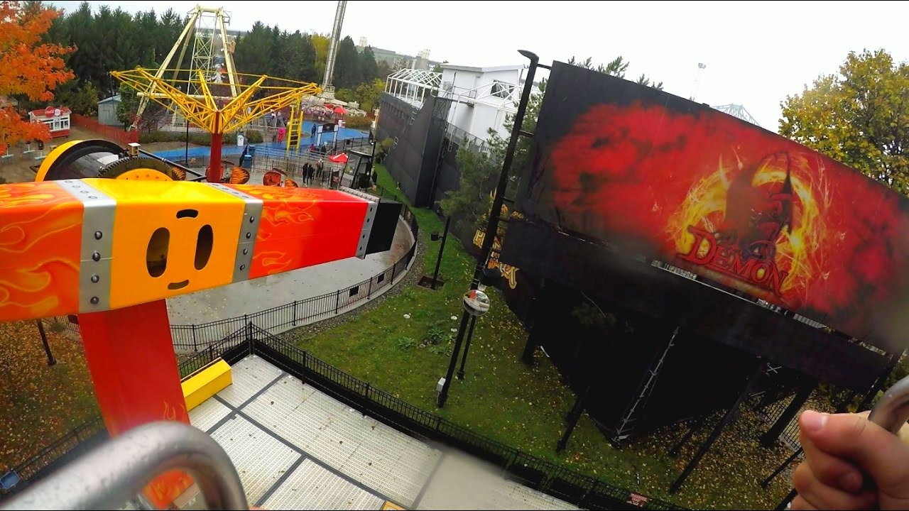 LE DÉMON [on ride] parc La Ronde Montréal CANADA