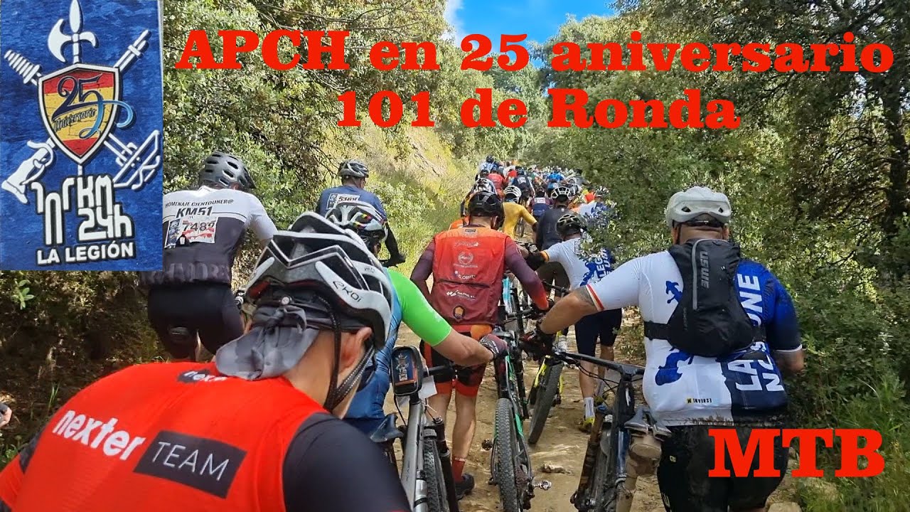 Aparchaos en 101 Km de RONDA. 25 ANIVERSARIO. MTB.