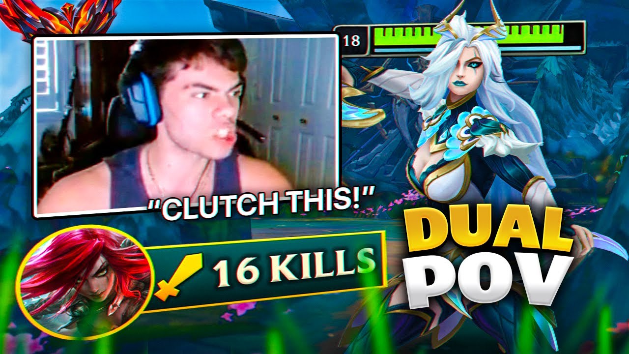I GOT DANTES ON MY TEAM! | KATARINA GAMEPLAY (Dual POV)