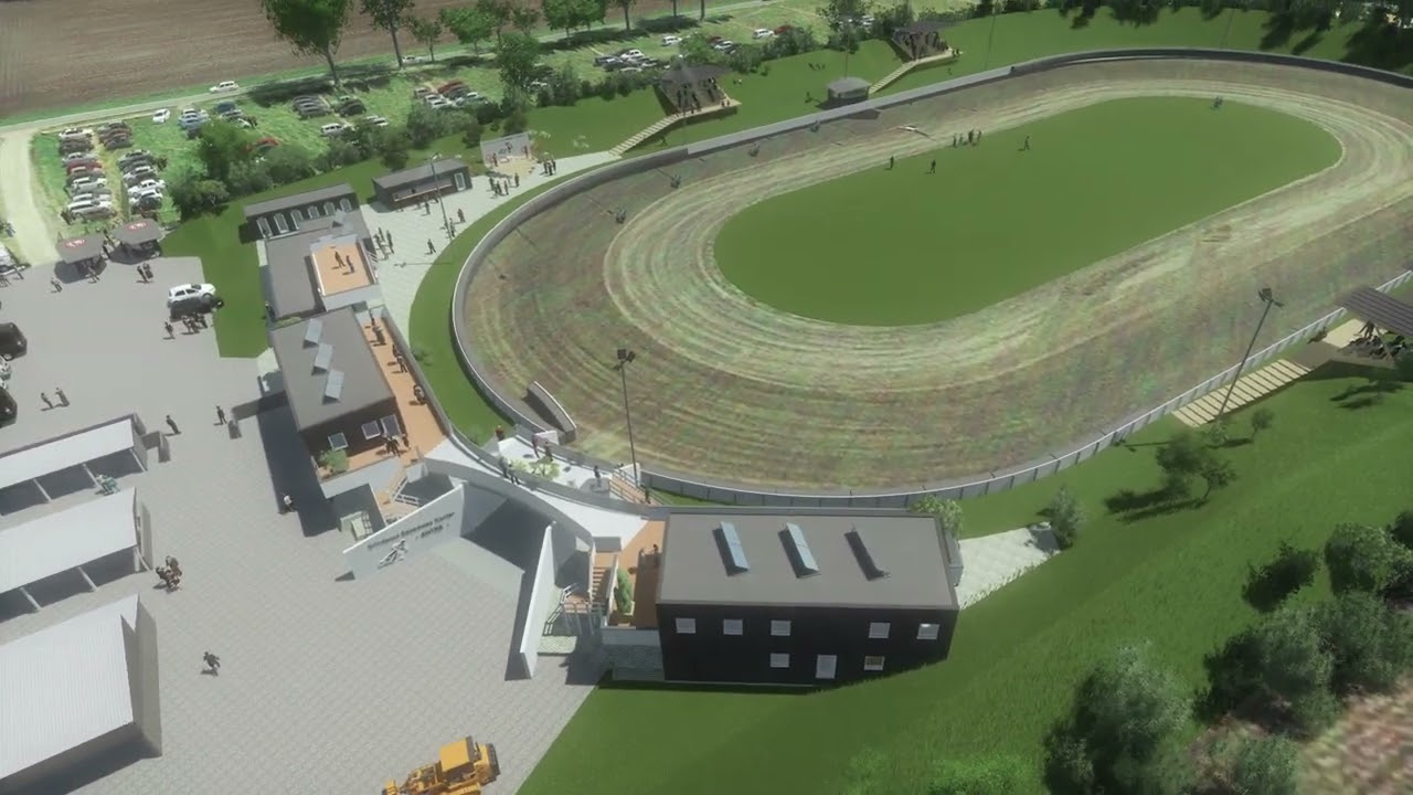 Grindsted Speedway Center 3DVisualisering Fremtidig Modernisering Projekt 2024