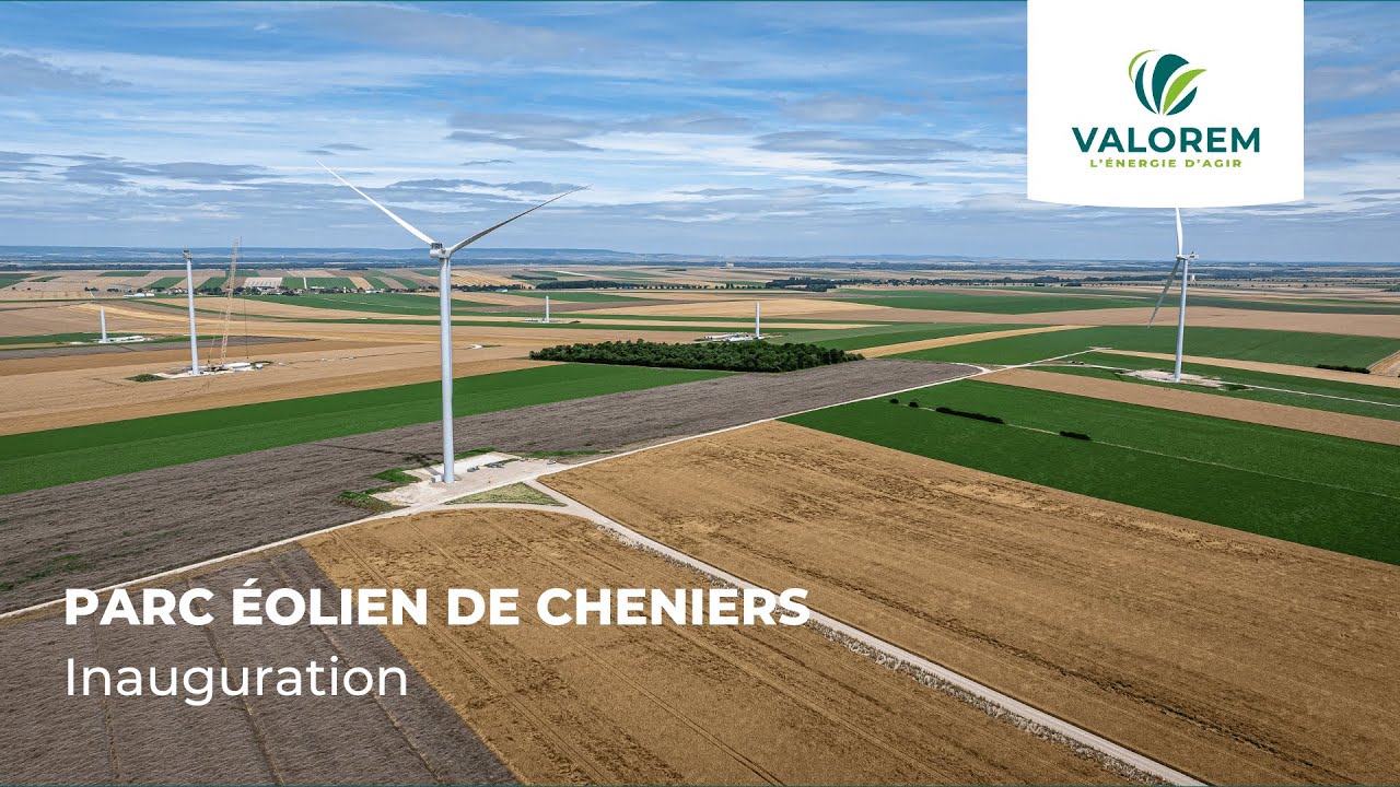 Inauguration du parc éolien de Cheniers