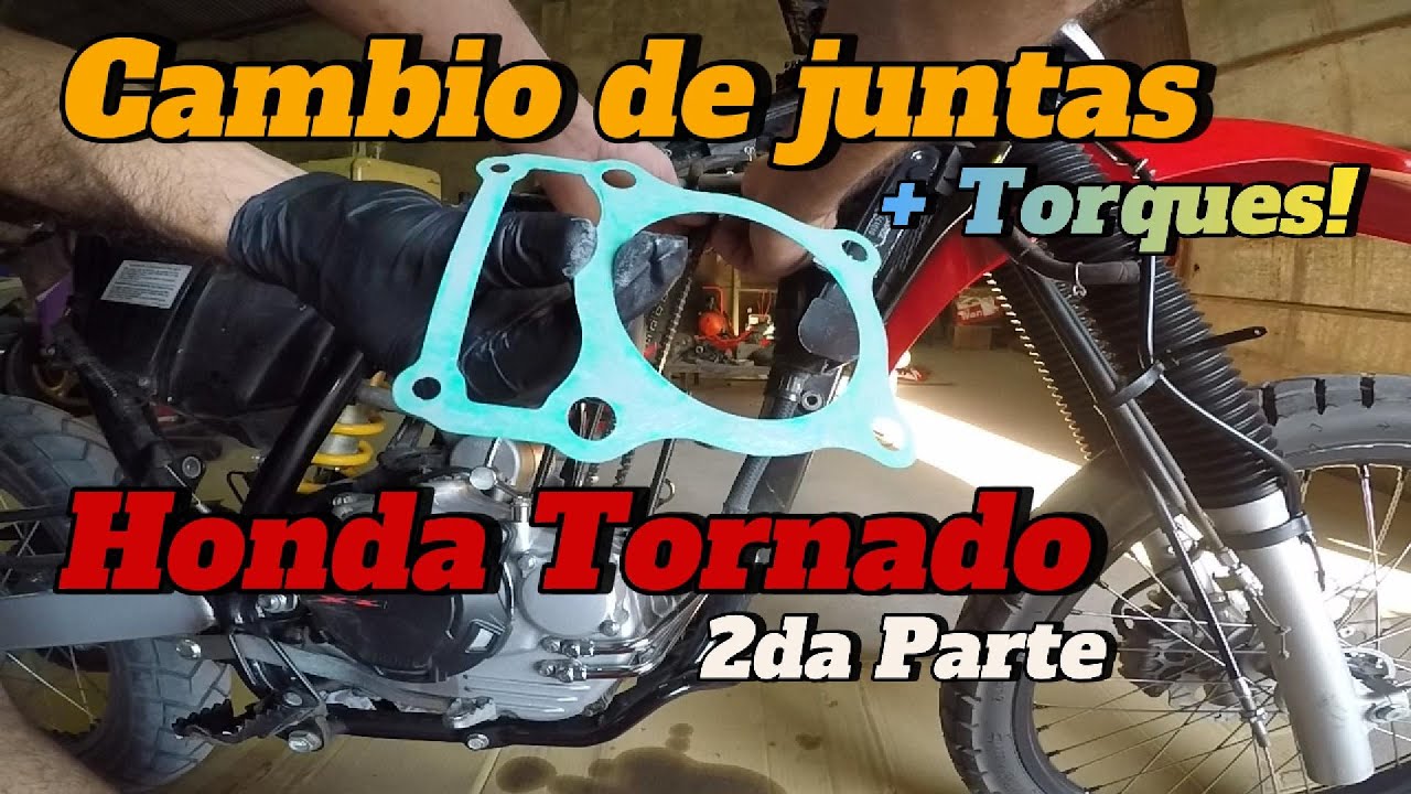 Cambio de juntas completo con torques Honda XR 250 Tornado! 2da Parte