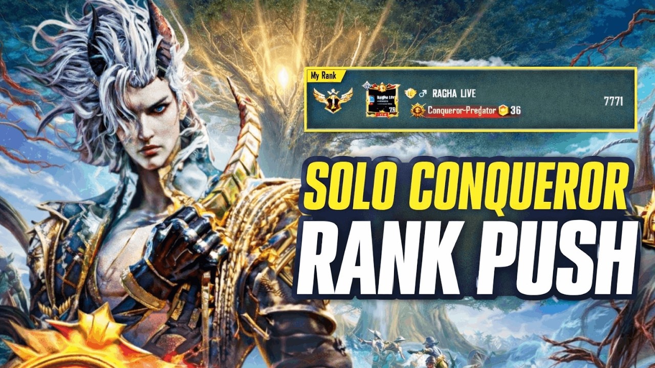 DAY-24 👑 DUO CONQUEROR LIVE RANK PUSH|  NEW FOREST MODE TIPS & TRICKS #bgmi