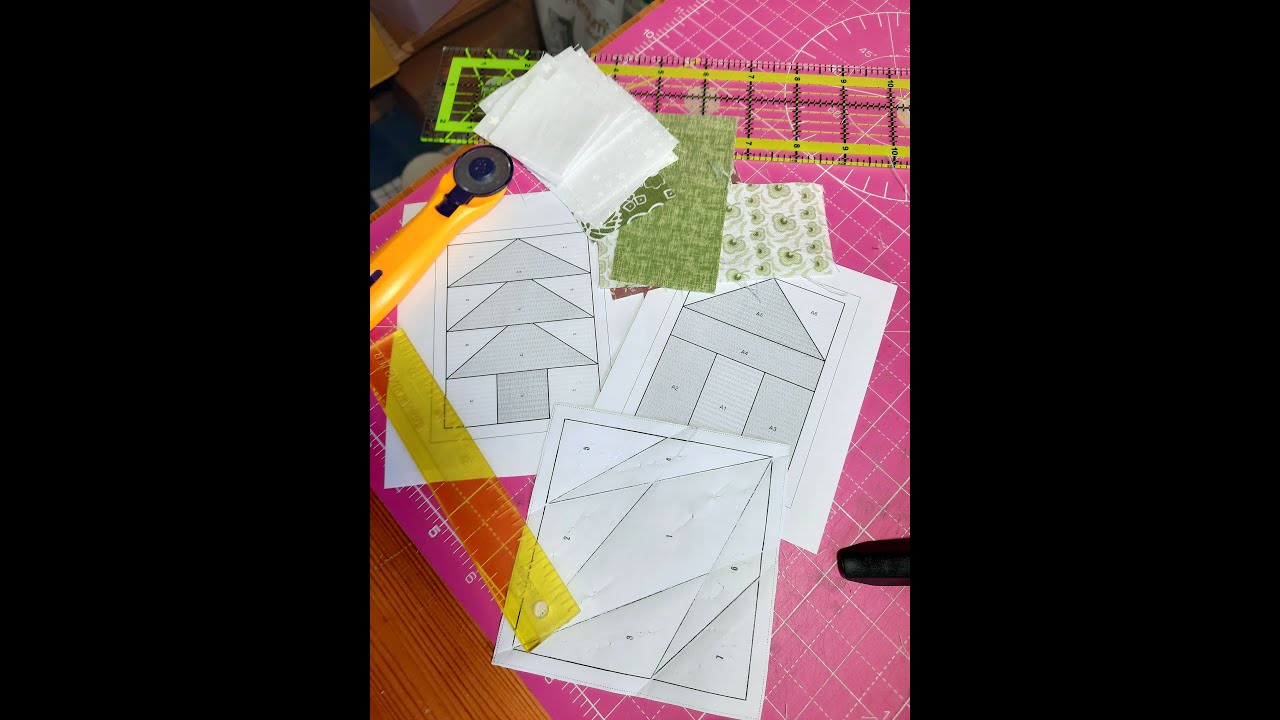 Couture facile - Patchwork - Coudre support papier - Foundation paper piecing 2 et moins de papier !