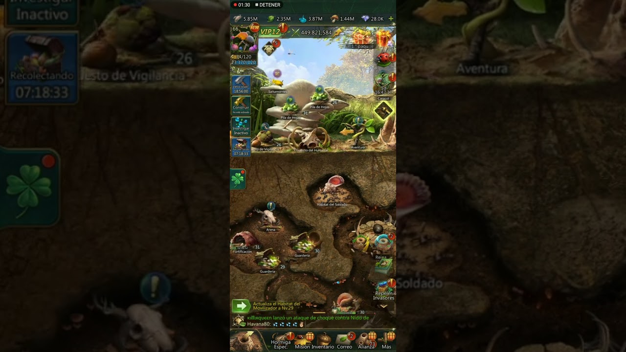ANT LEGION - Hormigas Especializadas (Parte1) #AntLegion #Strategygame #Antlegioncreator #Mobilegame