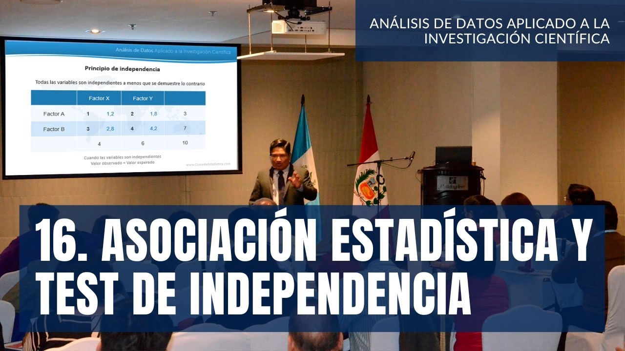 16. Asociación estadística y test de independencia | Curso de SPSS