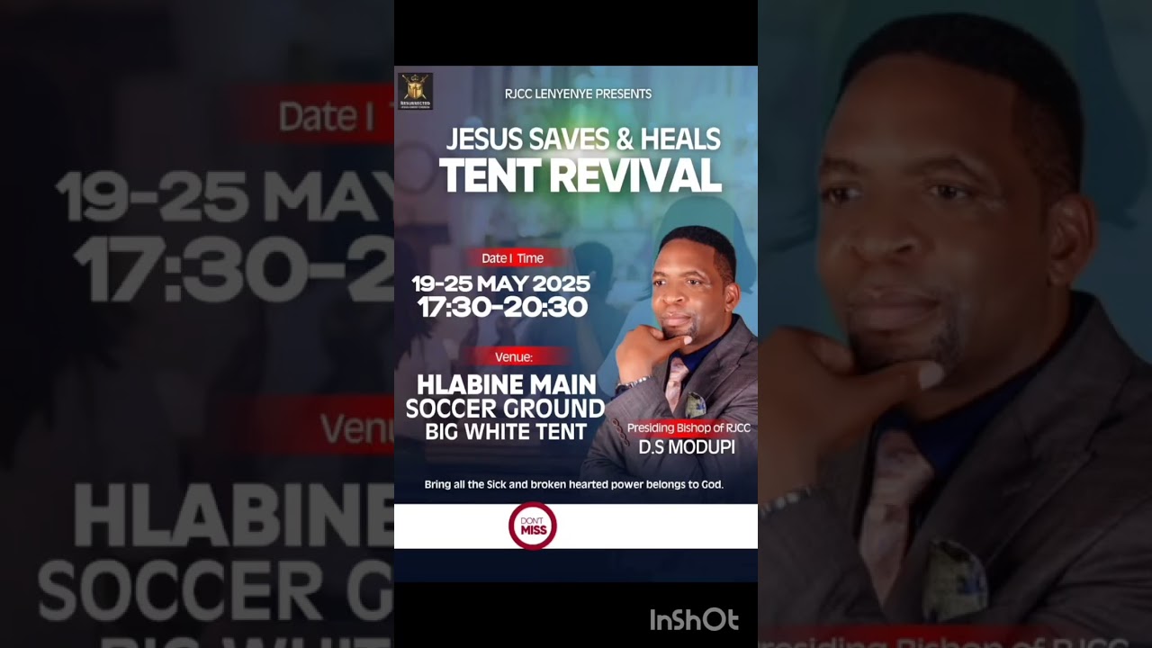 Bishop DS Modupi & RJCC live at Hlabine Jesus Saves & Heals Tent Crusade 2025