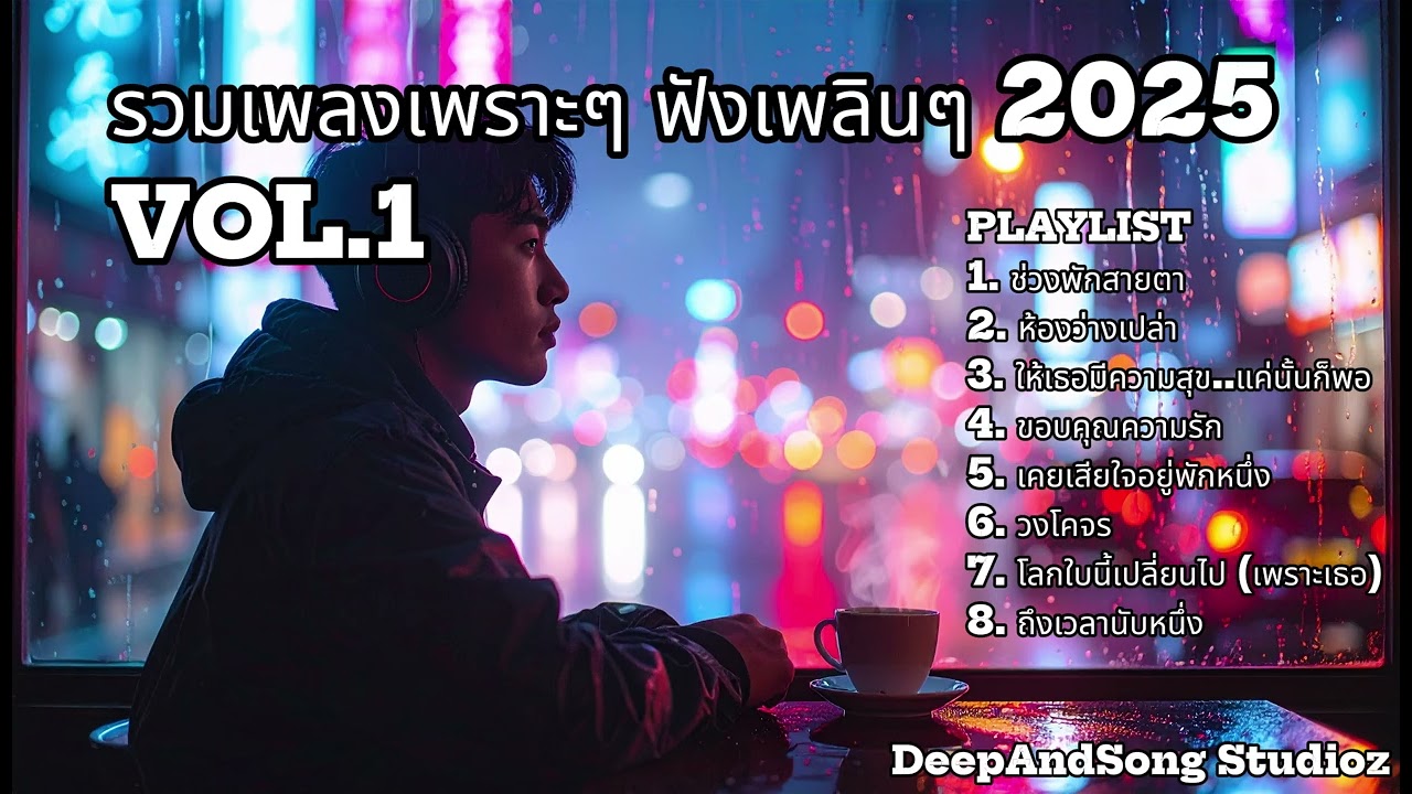 รวมเพลงเพราะๆ ฟังยาวต่อเนื่อง 2025 [DEEP MUSIC STUDIOZ]
