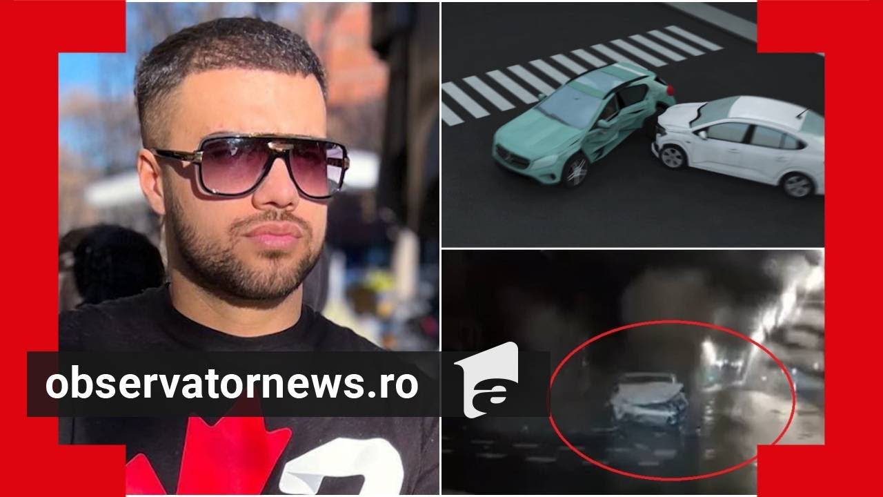 ANIMAŢIE GRAFICĂ. Culiţă Sterp, reţinut după ce a făcut accident beat şi a fugit de poliţie