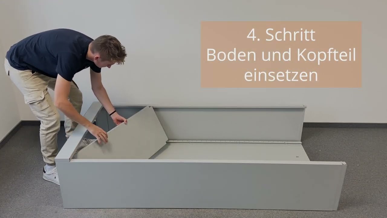 Montage zerlegter Stahlschrank - schnell und unkompliziert I BIGBOXX