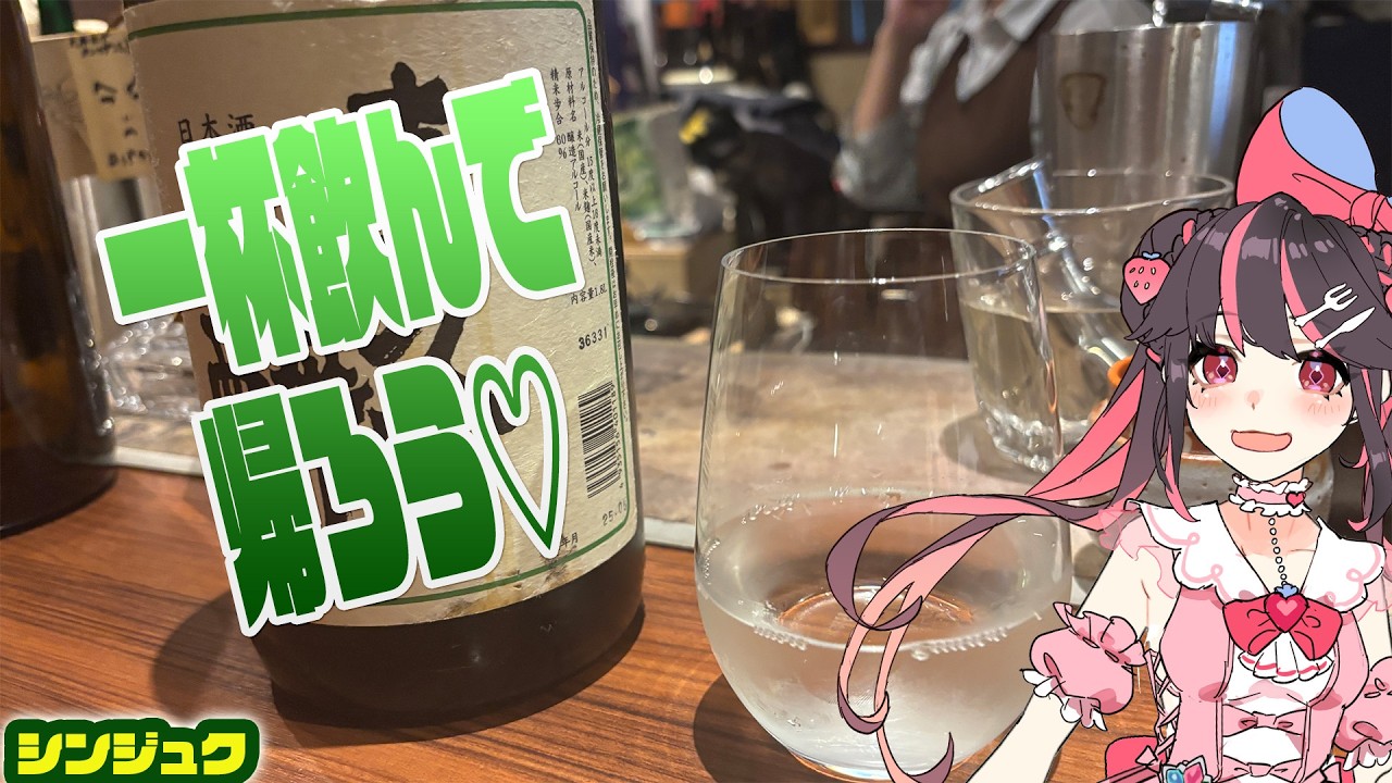 【食いしん坊Vtuber】苺のグルメ#115　新宿のご飯が美味しい飲み屋発見！【苺のグルメ】　#新宿グルメ　#酒菜三界　#絢河岸苺