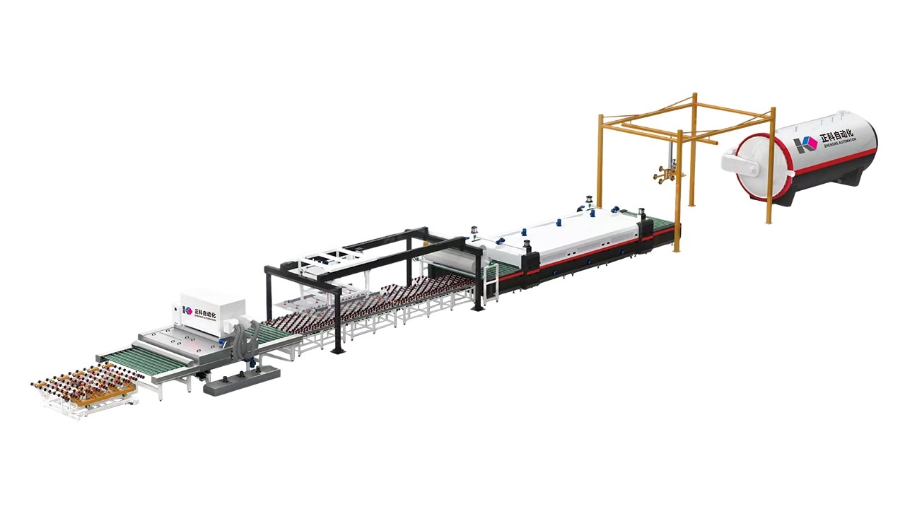 What are the advantages of an automatic laminated glass production line with an autoclave? #glass