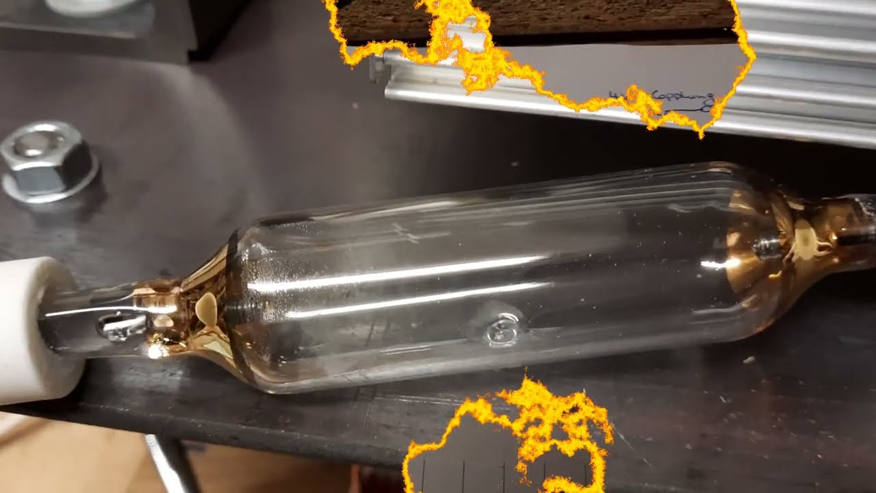 1kw UV mercury vapor lamp - igniting the lamp with a spark coil