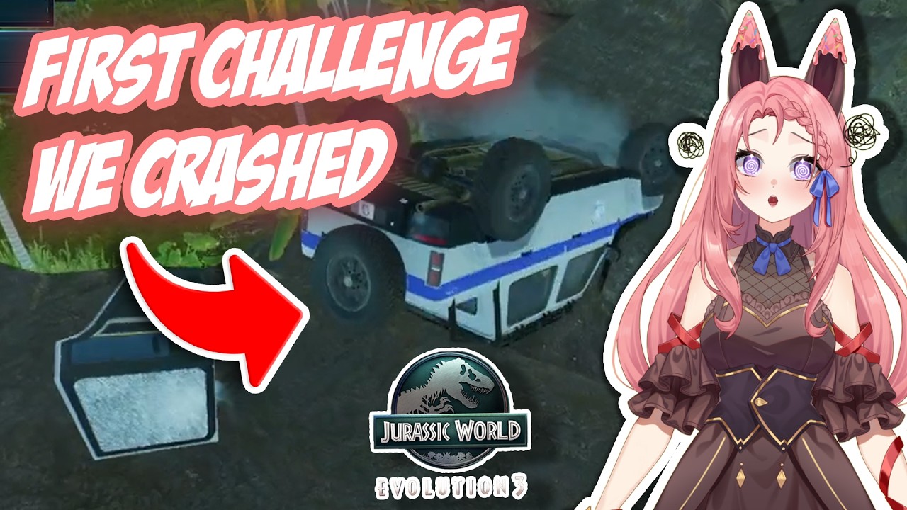 We Crashed the Jeep  | Jurassic World Evolution 3 Challenge Mode