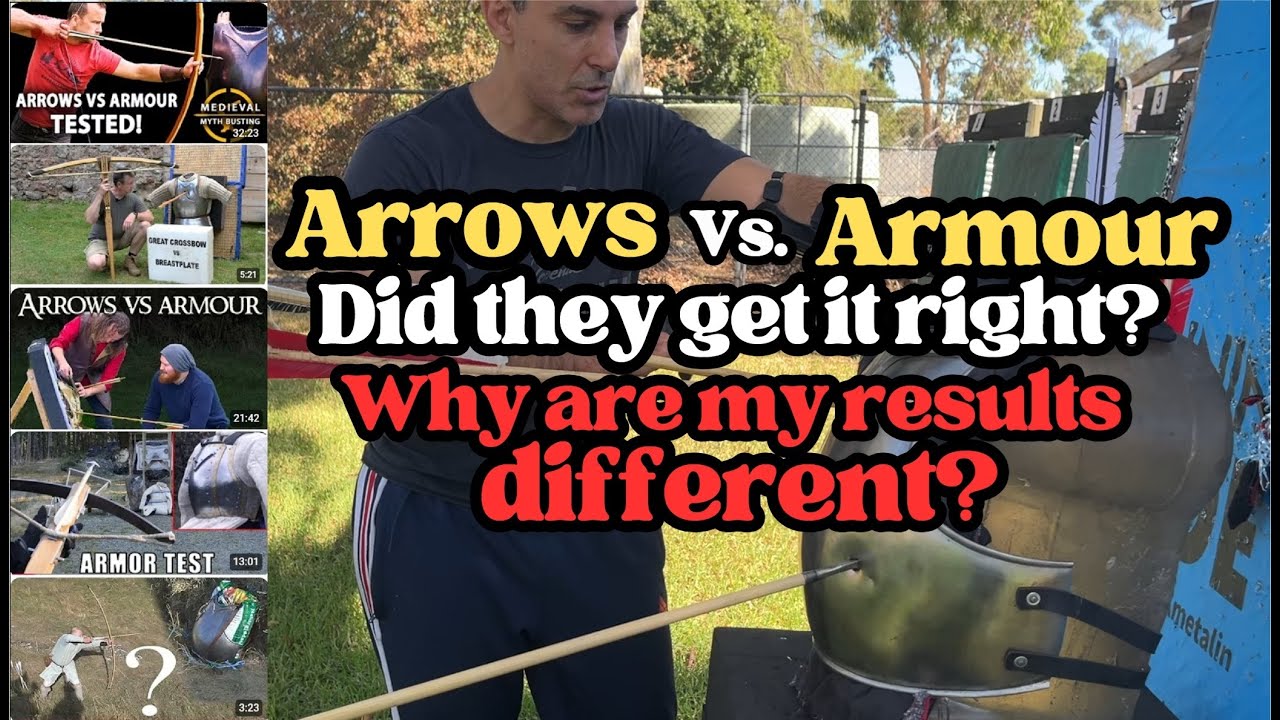 My Arrows vs. Armor Test. And Thirteen Other Tests Compared