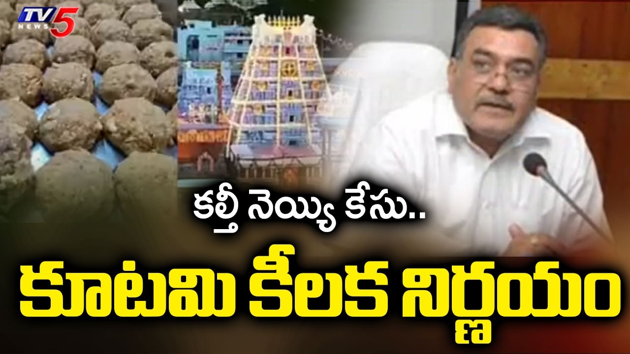 కల్తీ నెయ్యి కేసు..కూటమి కీలక నిర్ణయం : AP Govt Key Decision On Adulterated GHee Case | TTD | TV5