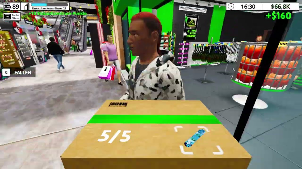 Lagerbestände nachfüllen F89 Mall Simulator No Commentary